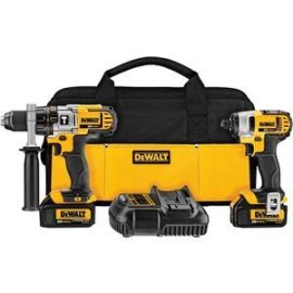 DeWalt DCK290L2 20V MAX Li-Ion Hammerdrill & Impact Combo Kit (3.0 Ah)