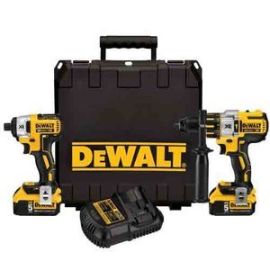 Dewalt Dck296p2 20v Max Xr Li-Ion Hammerdrill And Impact Driver Kit