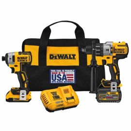 DeWalt DCK299D1T1 20V MAX FLEXVOLT Brushless Premium Hammer Drill and Impact Combo Kit