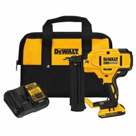 DeWalt DCN680D1 20 V MAX XR 18 ga. Angled Cordless Finish Nailer Kit