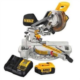 Dewalt Dcs361m1 20v Max 7 1/4-In. Sliding Miter Saw (W/Battery & Charger)