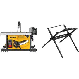 DEWALT DWE7485WS 8-1/4 in. Compact Jobsite Table Saw With Stand