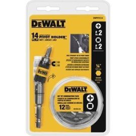 DEWALT DWPVTC14 14-Piece Pivot Bit Tip Holder Set