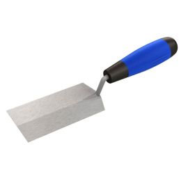 Bon Tool 11-931 CARBON STEEL MARGIN TROWEL - 5" X 1 1/2" WITH COMFORT GRIP HANDLE