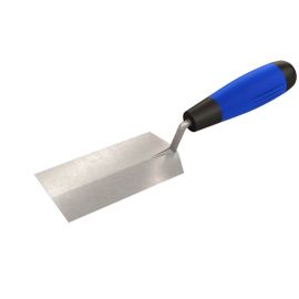 Bon Tool 70-159 STAINLESS STEEL MARGIN TROWEL - 5" X 1 1/2" WITH COMFORT GRIP HANDLE | Dynamite Tool