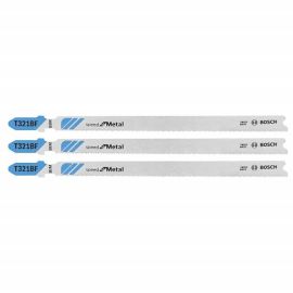 Bosch T321BF3 5-1/4 In. 12 TPI Speed for Metal T-Shank Jig Saw Blades - 3pc