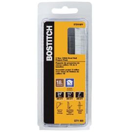 Bostitch BTBN18PP 18ga Brad Nail Project Pack