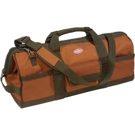 Bucket Boss 60024 Gatemouth 24-in. Tool Bag in Brown