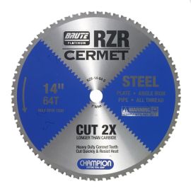 Champion RZR-14-64-S Cermet Circular Saw Blade 