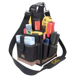 CLC 1526 23 Pocket Softside Electrical & Maintenance Tool Pouch - Custom Leathercraft