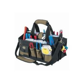 CLC 1529 15 Pocket 16 in. Softside Center Tray Tool Bag - Custom Leathercraft