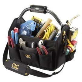 CLC L234 22 Pocket Tech Gear Light Handle 15" Open Top Tool Carrier