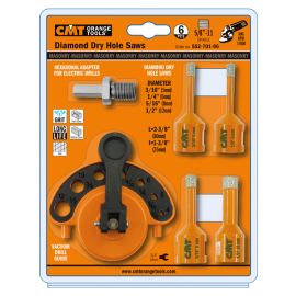 CMT 552-701-06 6 pc Diamond Hole Saw Set | Dynamite Tool