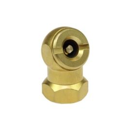 Coilhose Pneumatics CH10 Brass Closed Check Ball Chuck, 1/4" FPT