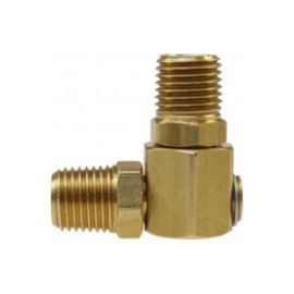 Coilhose Pneumatics LM0404SS Elbow Swivel, 1/4" MPT x 1/4" MPT