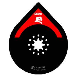 Diablo DOSCGX 2-3/4 IN. STARLOCK CARBIDE GRIT OSCILLATING BLADE FOR GROUT AND MORTAR