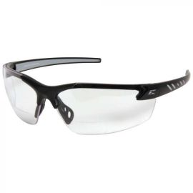 Edge DZ111-2.0-G2 Black Clear Lens Zorge Safety Glasses w/ 2x Magnifier | Dynamite Tool