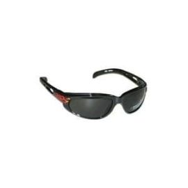 Edge SW116F Black Fire Series Smoke Lens Dakura Safety Glasses