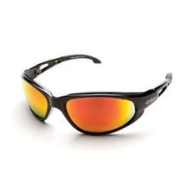 Edge SWAP119 Black Aqua Precision Red Mirror Lens Dakura Safety Glasses