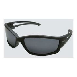 Edge TSK21-G15-7 Black G-15 Silver Mirror Lens Kazbek Polarized Safety Glasses