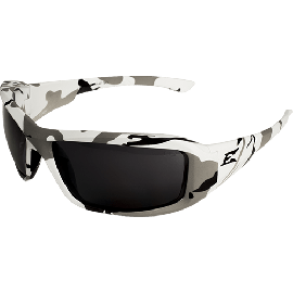 Edge XB116-AC Brazeau Artic Camo Frame, Smoke Lens Safety Eyewear