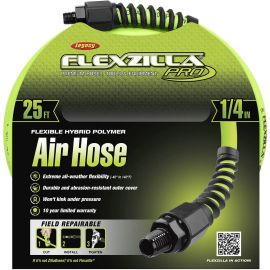 Legacy HFZP1425YW2 Flexzilla -1/4 in. x 25 ft., Heavy Duty, Lightweight, Hybrid, ZillaGreen