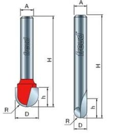 Freud 18-106 Round Nose Bits