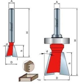 Freud 22-104 Dovetail Bits