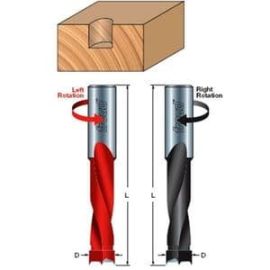 Freud BP10057LR Industrial Carbide Tipped Brad Point Boring Bits