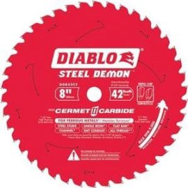 Freud D0842CF Diablo Steel Demon 8-inch Cermet II Carbide Ferrous Metal Saw Blade