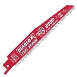 Freud DS0608BFD 6 in. Diablo Bi-Metal Metal Demolition Reciprocating Blade - 8/10 TPI