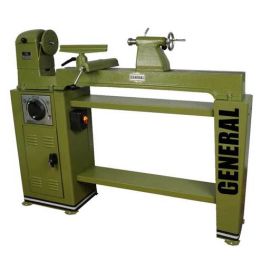 General International 160-M1 Classic 12 in. Wood Turning Lathe, 1 HP Var Speed Stand