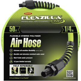 Legacy HFZP1450YW2 Flexzilla® HFZP1450YW2-D - 1/4" x 50' Pro Polymer Air Hose Kit | Dynamite Tool