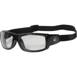 Edge Safety Eyewear HZ116-SP Caraz Conversion Kit - Smoke Vapor Shield Lens, Black Frame and Strap