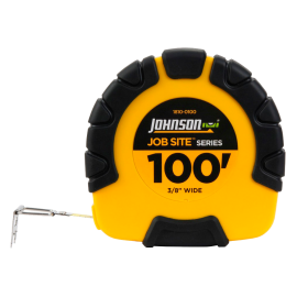 Johnson Level 1810-0100 100-Foot JobSite Closed Case Geared Steel Tape