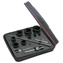 Starrett KCT090501-N 14 Piece Carbide-Tipped General Purpose Hole Saw Kit