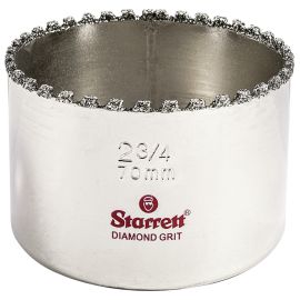 Starrett KD0234-N Diamond Edge Hole Saw - 2-3/4 in. (70 mm) Diameter