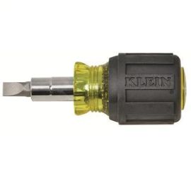 Klein 32561 Stubby Multi-Bit Screwdriver/Nut Driver