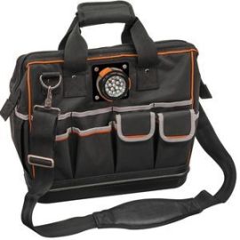 Klein 55431 Tradesman Pro Organizer Lighted Tool Bag