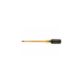 Klein 602-7-INS 7 in. Insulated Cabinet-Tip Round-Shank Screwdriver