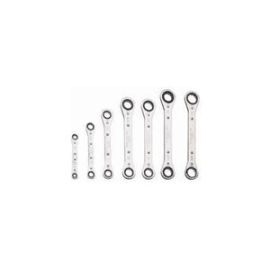 Klein 68222 7-Piece Ratcheting Box Wrench Set