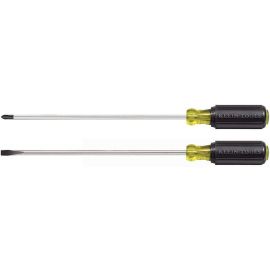 Klein 85072 2-Piece 10 in. Long Blade Screwdriver Set