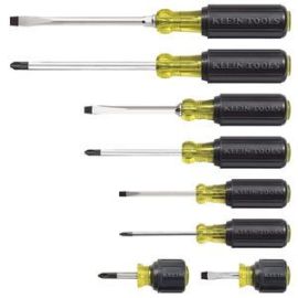 Klein 85078 8 Pc Cushion-Grip Screwdriver Set