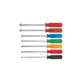 Klein 89904 Nut-Driver Set 7-Pc 6 inch Hollow-Shaft