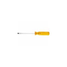 Klein BD284 1/4 inch Keystone-Tip Screwdriver 4 inch Square-Shank