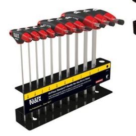 Klein JTH610E 10 pc 6 in. SAE Journeyman T-Handle Set w/ Stand