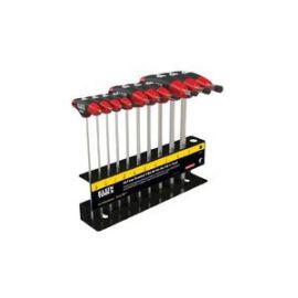 Klein JTH910E 10 Piece SAE Journeyman T- Handle Set with Stand