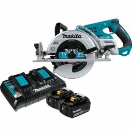 Makita XSR01PT 7-1/4 in. 18V X2 (36V) LXT Brushless Li-Ion Rear Handled Cordless Circular Saw Kit (5.0Ah)