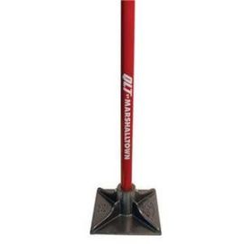 Marshalltown 10343 10 x 10 Hand Tamper-Steel Handle