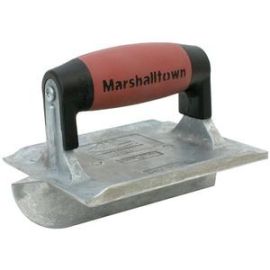 Marshalltown 14105 6" x 4-3/8" Heavy Duty Zinc Hand Groover 1/2" Bit DuraSoft Handle